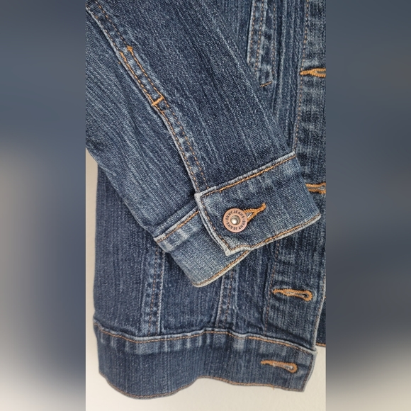 Junior Girls DKNY Denim Jeans Jacket Size L - Picture 9 of 9